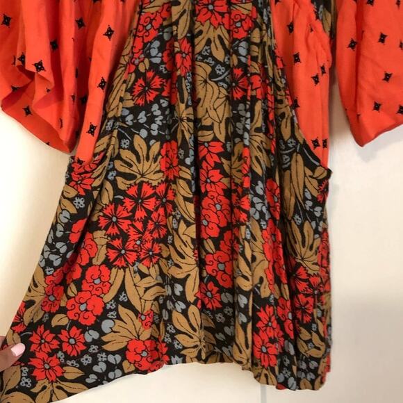 Free People Talulla Printed Tunic Dress Size XS - Picture 8 of 11